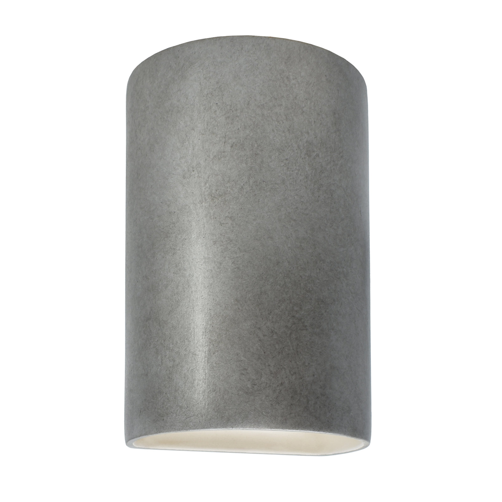 Nomad Ceramic Outdoor Sconce, Antique Silver