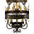 Santino 24 - Light Dimmable Tiered Chandelier