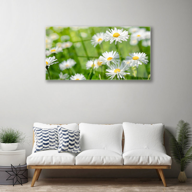 Daisy - No Frame Print on Glass