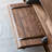 Solid Walnut Wood TV Stand-110704715