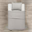 Ensemble de courtepointe standard moderne et contemporaine en coton à motif de losange Ava Diamond-309619566-382391949
