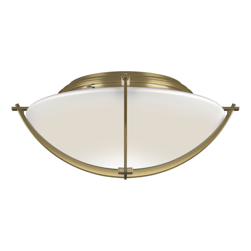Compass 2 - Light Flush Mount, Modern Brass