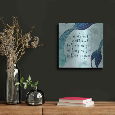 «Mermaid Inspirations II» par Grace Popp, art mural en métal