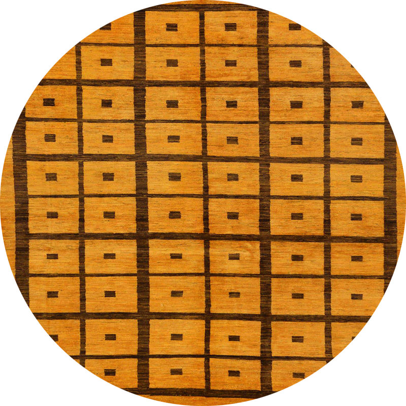 Tapis abstrait moderne 210, Rond 3 pi