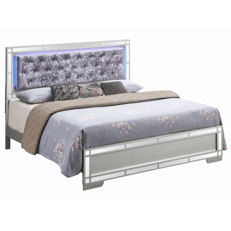Classic Unique Modern Look LED Bed