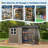 10x8 Ft Brown Weather Resistant Outdoor Storage Shed 450 Cubic Feet Gable Roof Grid Window Multi Use For Bikes Lawn Mowers Patio Supplies And Pet Shelter-124520236