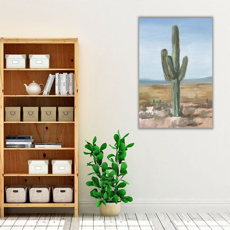 Saguaro Cactus Study I - reproduction d'art sur toile, H 30 po x l 20 po