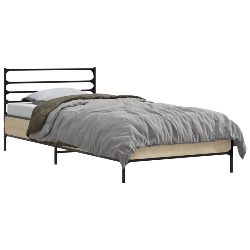 Bed, Sonoma Oak