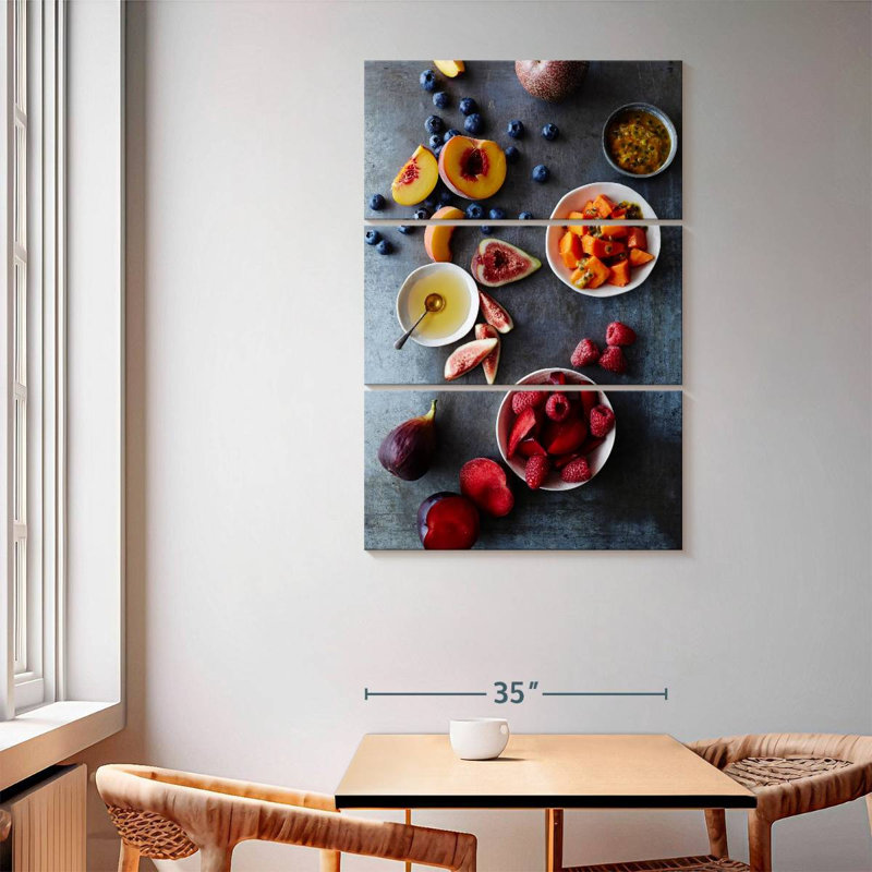 Yarlin Fresh Fruits Bowls, 65" H x 42" W
