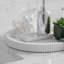 White Round Wooden Decor Tray, For Home Coffee Table