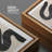 " Black Squiggly Lines Over Tan " 2 - Pieces-98554048-98554047