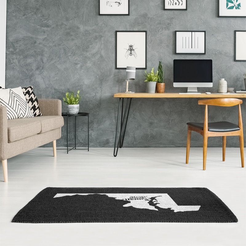 Tapis de zone noire annapolis home, Rectangle 2 pi x 3 pi