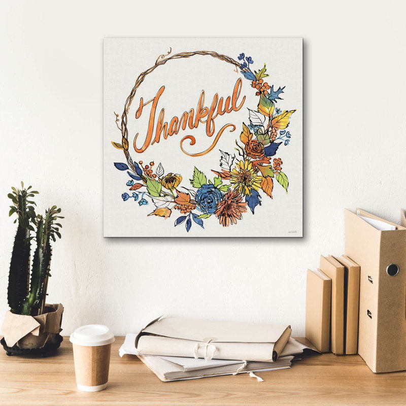 «Fall Sweet Fall 5» par Anne Tavoletti, art mural sur toile, H 18 po x l 18 po x P 0,75 po