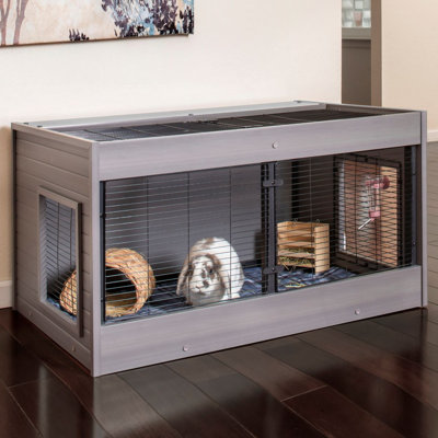 Habitat modulaire et facile à nettoyer pour petits animaux Hildemar