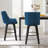 Loriell Swivel Bar & Counter Stools with Solid Wood Frame-618343074-618140949-618140948