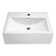 ANZZI Vitruvius Series 16.3'' White Vitreous China Rectangular Bathroom Sink with Overflow