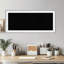 Maya avec cadre blanc argenté, tableau d'affichage en liège noir, tableau d'organisation, tableau d'affichage-346484607-346484604