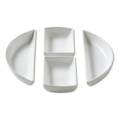 Whiteware Modular 4Pc Serv Set