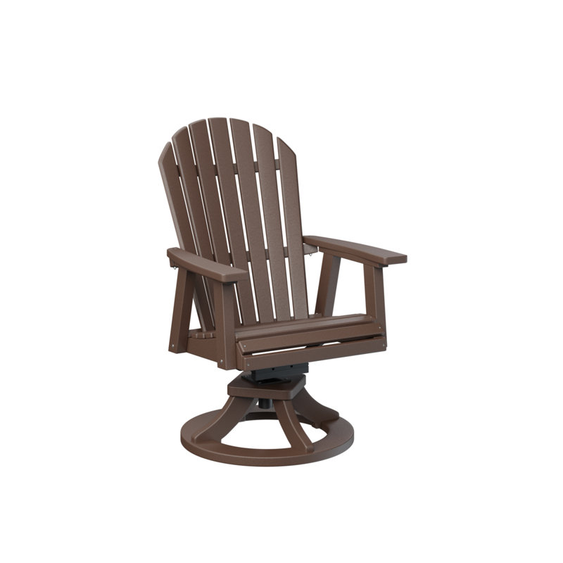 Chaise berçante berçante pivotante brun chocolat Berlin, Brun chocolat
