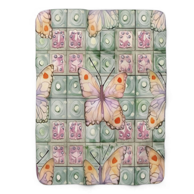 Gentle Flutter - 1 Piece Premium Blanket, Queen