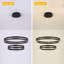 2 - Light Dimmable LED Tiered Chandelier