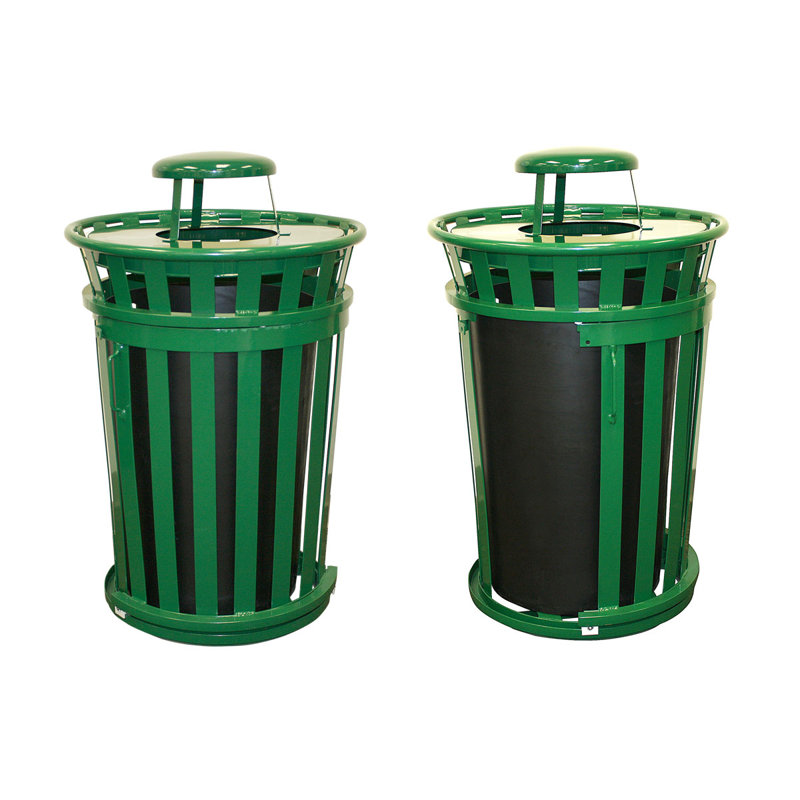Poubelle 36 gallons receptacle Oakley, Vert