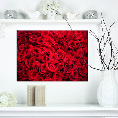 Winter Winter Rose - reproduction de photo sur toile tendue