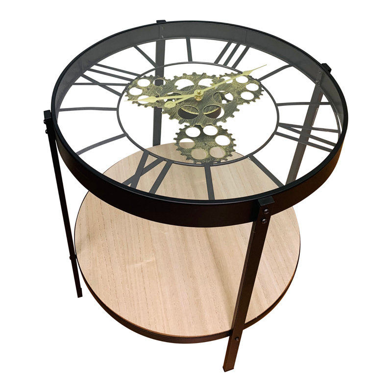 Wilksboro Glass Top Frame End Table