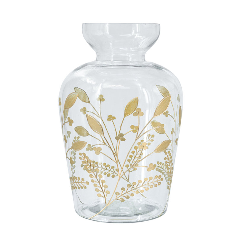 Vase au design contemporain, H 12,6 po x l 7,9 po x P 7,9 po