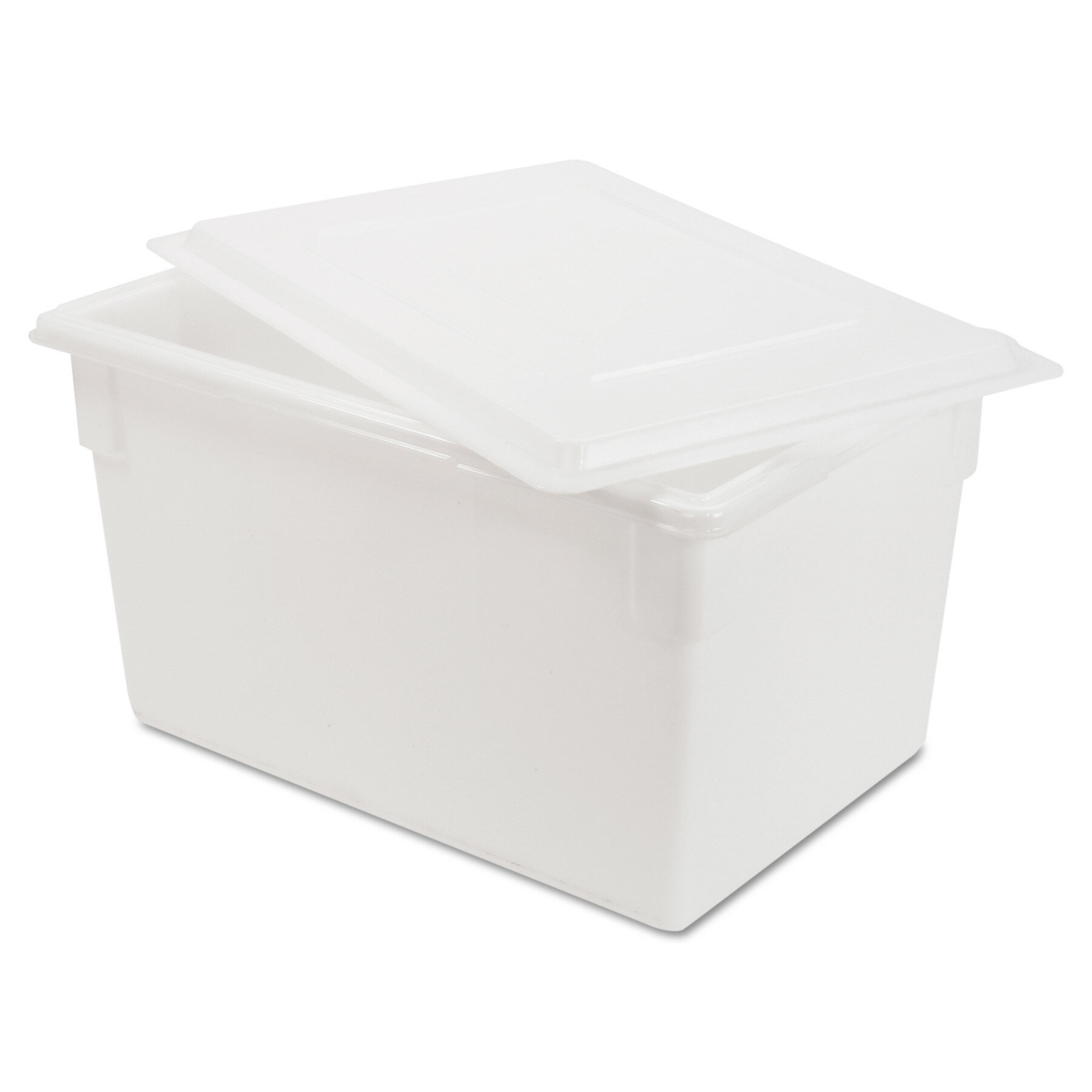 Rubbermaid Commercial Products Rectangle Plastic Food Storage Container