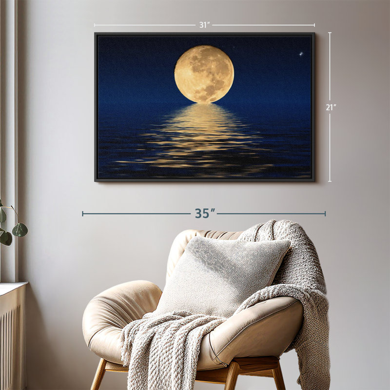 Moon Light Canvas Print, 21" H x 31" W