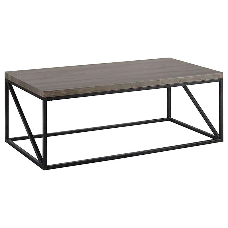 Mckay Single Coffee Table, Light Gray