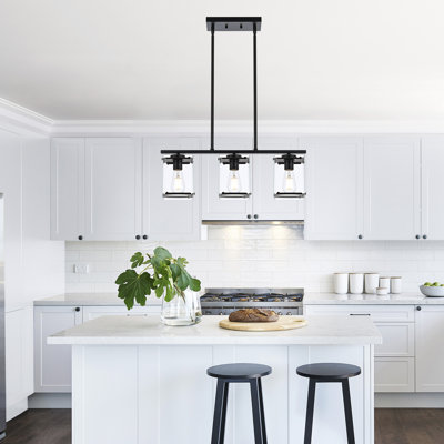 Wanston 3 - Light Kitchen Island Pendant