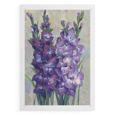 Gladiolas Blooming II -Canvas Print Only - NOT FRAMED