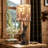19" Small Rustic Cabin Bear Table Lamp