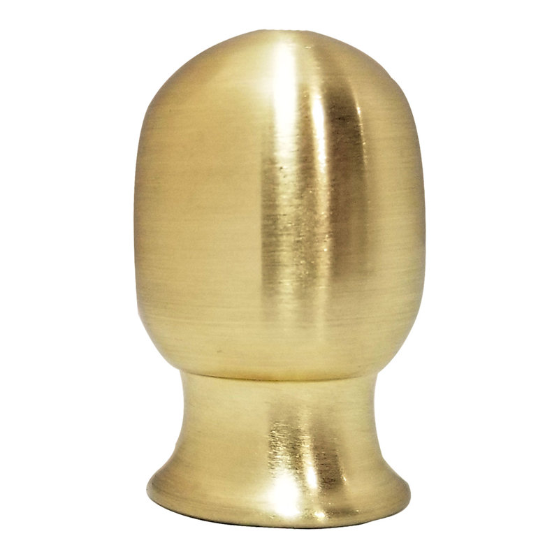 Faîteau de lampe cylindrique sur le dessus, Laiton poli