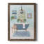 «Blue Bath I», peinture sur toile encadrée-61336671-61336676