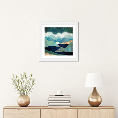 Ocean Clouds - impression d'art graphique