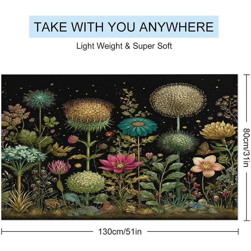 Serviette de plage Floral Garden