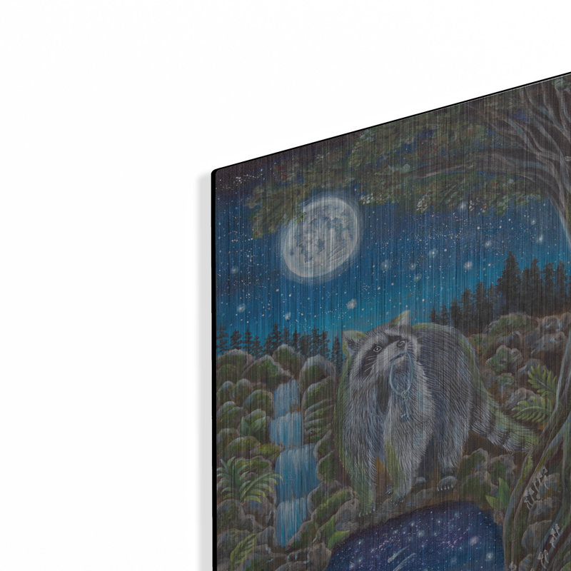 Art mural en métal «The Invitation» par Verena Wild, H 16 po x l 12 po