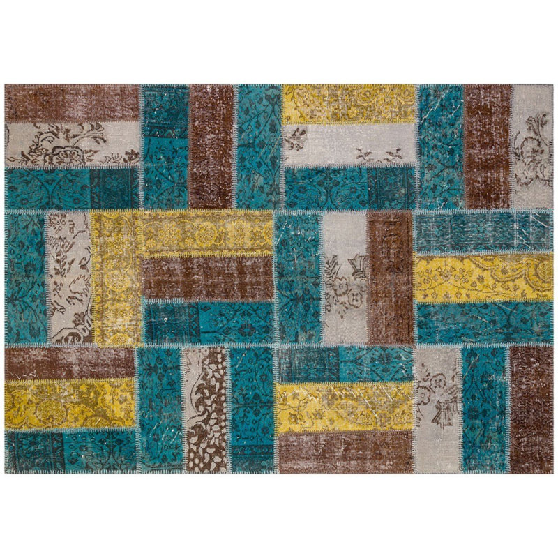 Tapis bleu moderne Modern