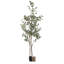 Faux eucalyptus Eudora avec pot de fleurs en métal Portell-959286239-950024851