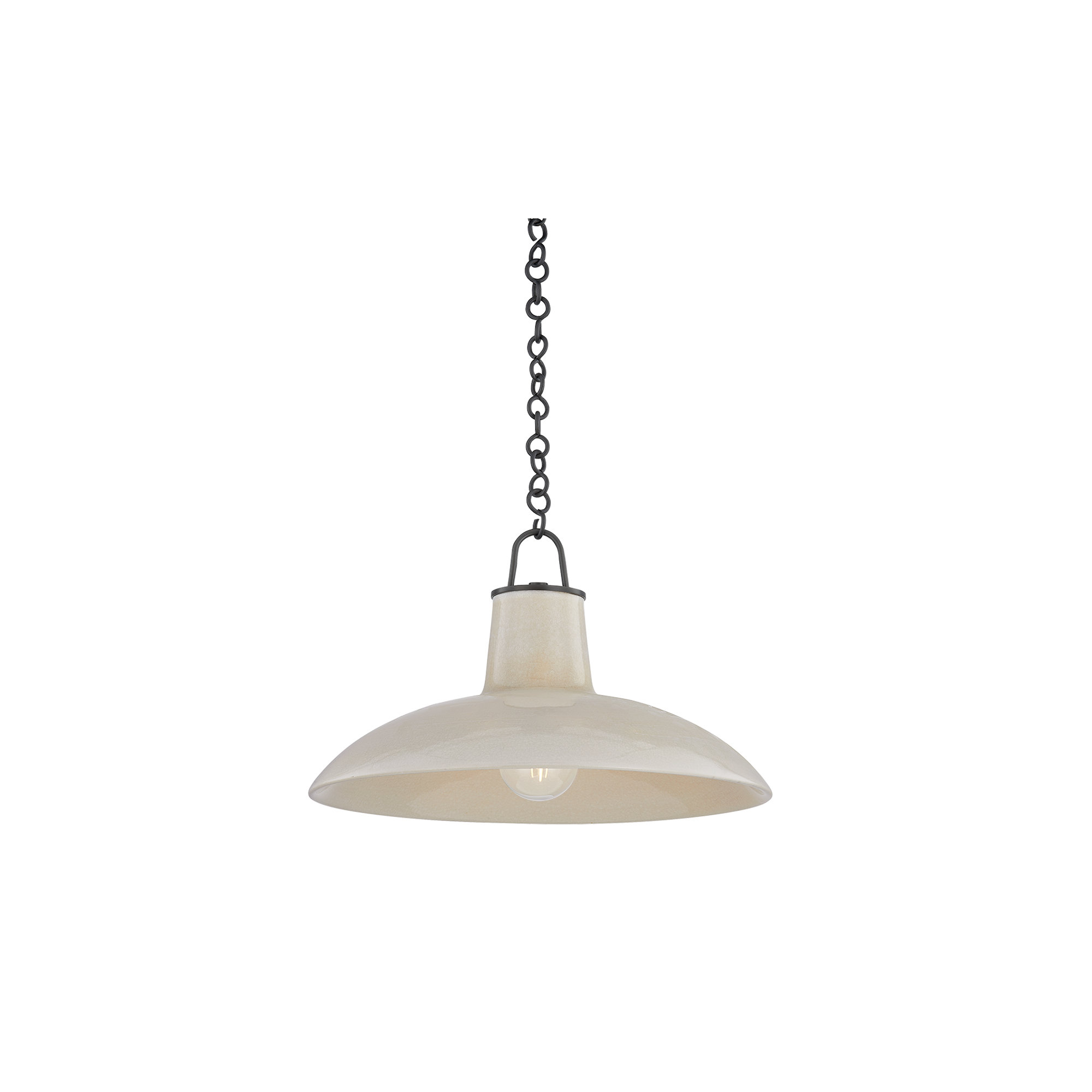 POTTERSVILLE Pendant, Tan, Bronze, 11.25" H x 18" W x 18" D