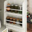 Buffet 71 pouces avec armoire, tiroir et huche, buffet multifonctionnel avec support en verre et station de charge
