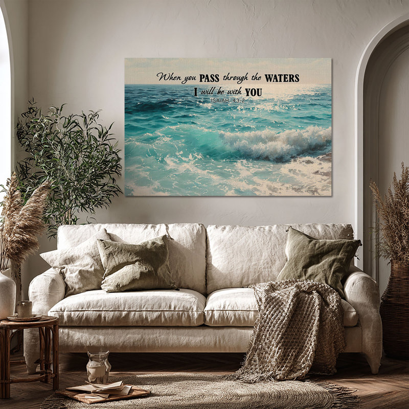 Art mural sur toile grand format Safe Through Seas - Décoration de salon, de chambre à coucher ou de bureau