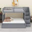 Bunk Bed Frame with Pull-Out Trundle-155817174