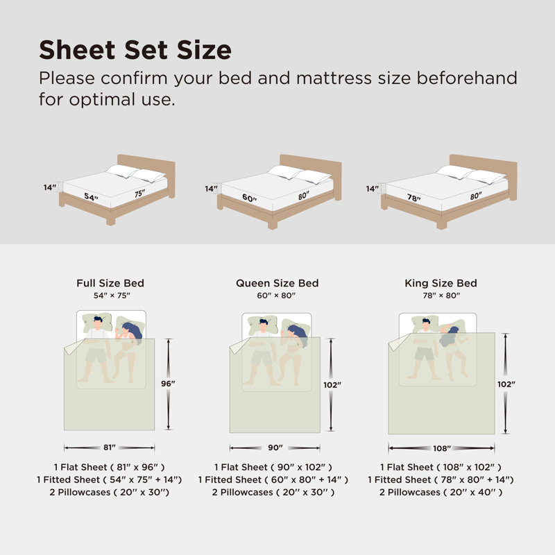Bedsure Satin Sheet Set Queen Size - 4 Piece Silky Bedsheets with 15" Deep Pocket (Queen, Teal), Queen01, White