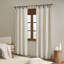 Anaheim Plaid Faux Leather Tab Top Single Curtain Panel with Fleece Lining-309673498-375429375