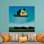 «Floating House», reproduction d'art sur toile encadrée par Edward Hopper