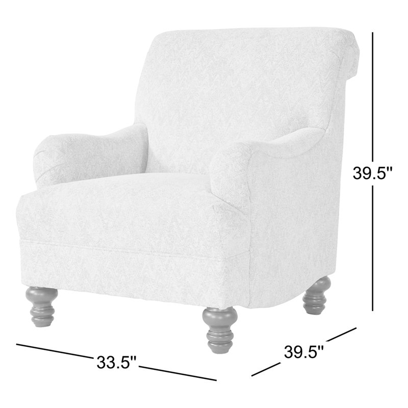 Tylor Upholstered Armchair, Sonic Auburn 100% Polyester